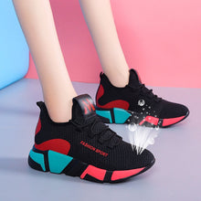 Load image into Gallery viewer, Running Shoes Women Lightweight Air Mesh Sneakers Outdoor Breathable Walking Flat Stability Women Sport Shoes Zapatos De Mujer
