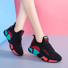 Load image into Gallery viewer, Running Shoes Women Lightweight Air Mesh Sneakers Outdoor Breathable Walking Flat Stability Women Sport Shoes Zapatos De Mujer
