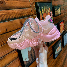 Load image into Gallery viewer, FTROCHB Spring Winter Runing Shoes Women&#39;s Stylish Add Cotton Platform Sole Sports Shoes Outdoor Women Sneakers Trend Lace Shoes
