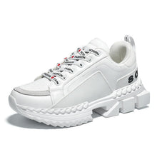 Load image into Gallery viewer, New Trend Casual Shoes Men Hip Hop Streetwear Chunky Sneakers Men Leather Thick Bottom Fashion EVA Masculino Adulto Zapatillas
